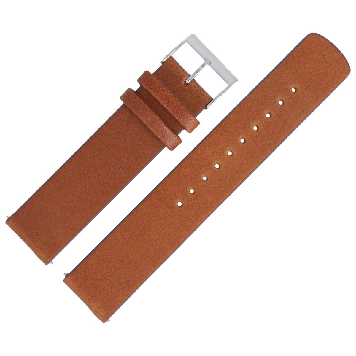Skagen Uhrenarmband 20mm Leder Braun SKW6355, ideal auch als Geschenk