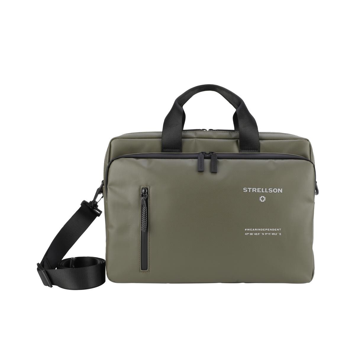 Strellson Umhängetasche Stockwell 2.0 Charles Briefbag mhz Herren Umhängetasche Querformat (1-tlg), Messenger