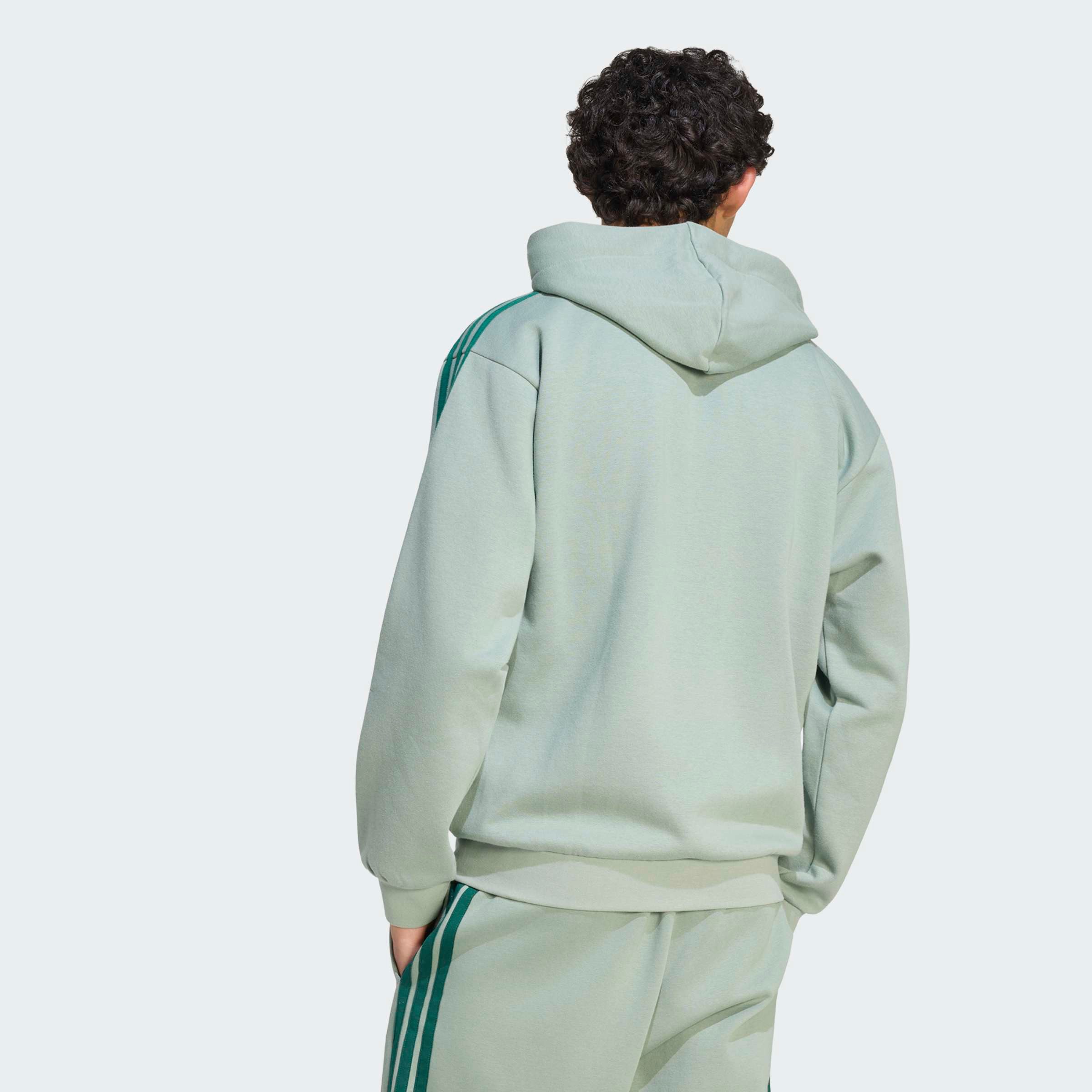 adidas Sportswear Kapuzensweatshirt ESSENTIALS 3-STREIFEN FLEECE