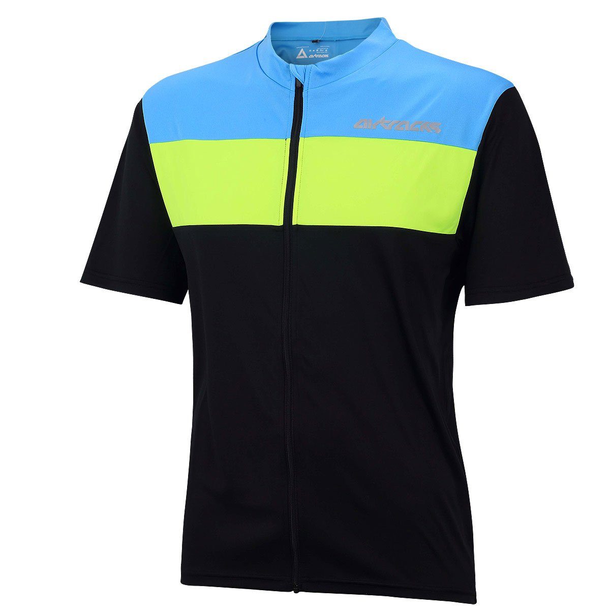 Airtracks Radtrikot Herren Fahrradtrikot Kurzarm Pro Air (atmungsaktives Radtrikot - Jersey mit Quick Dry & Anti-UV) » S M L XL XXL XXXL «