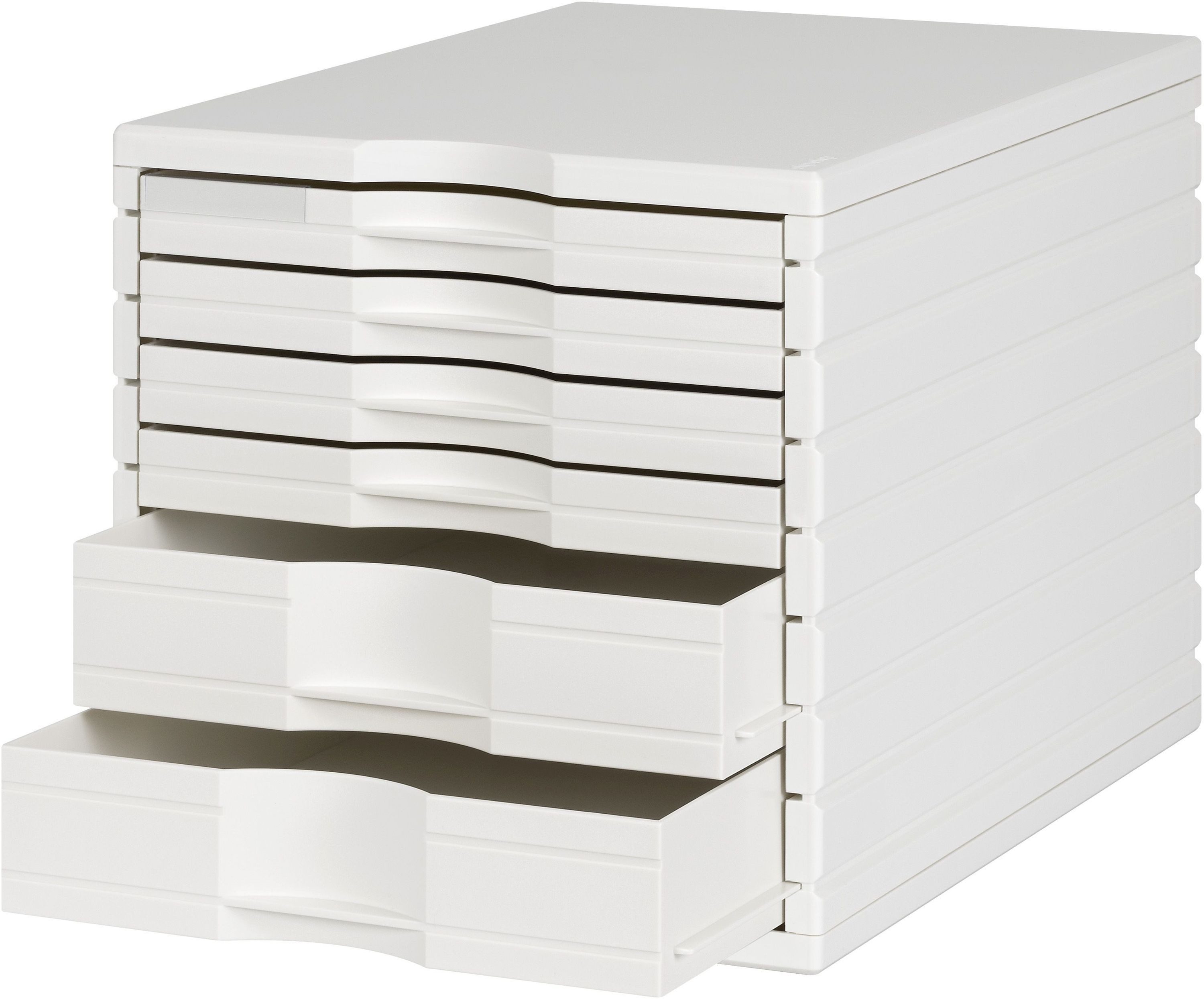 STYRO Organizer Schubladenbox styrotop 6 Schübe weiß