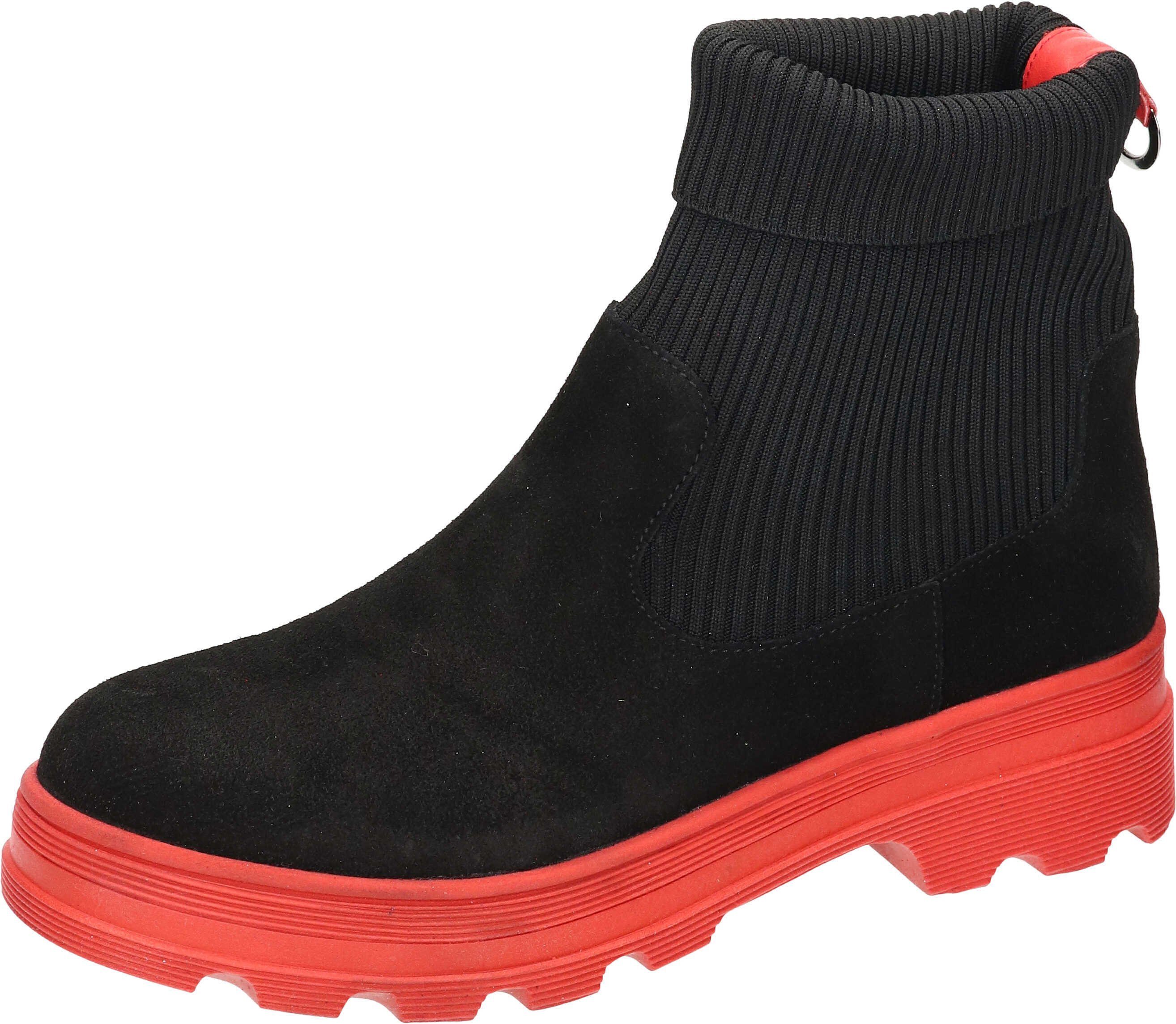 Piazza Сапогиetten Chelseaboots aus Velours/Textil