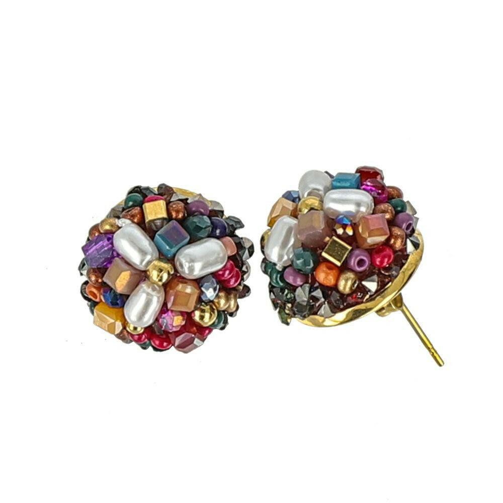 Brise Schmuck Paar Ohrhänger Edelstahl-Ohrringe in Bunt · Paar · ca. 2 cm lang, 100 % Edelstahl · Metallfarbe Bunt · Länge ca. 2cm x Breite ca. 2cm