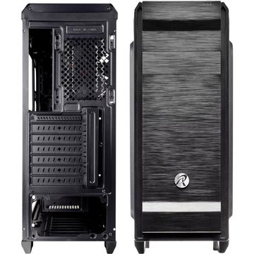 raijintek PC-Gehäuse Raijintek ARCADIA II Midi-Tower PC-Gehäuse, Gaming-Gehäuse Schwarz 1