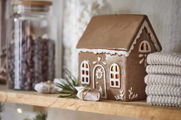 Ib Laursen Kandelaber, Teelichthaus im skandinavischen Stil. Gingerbread Türkranz