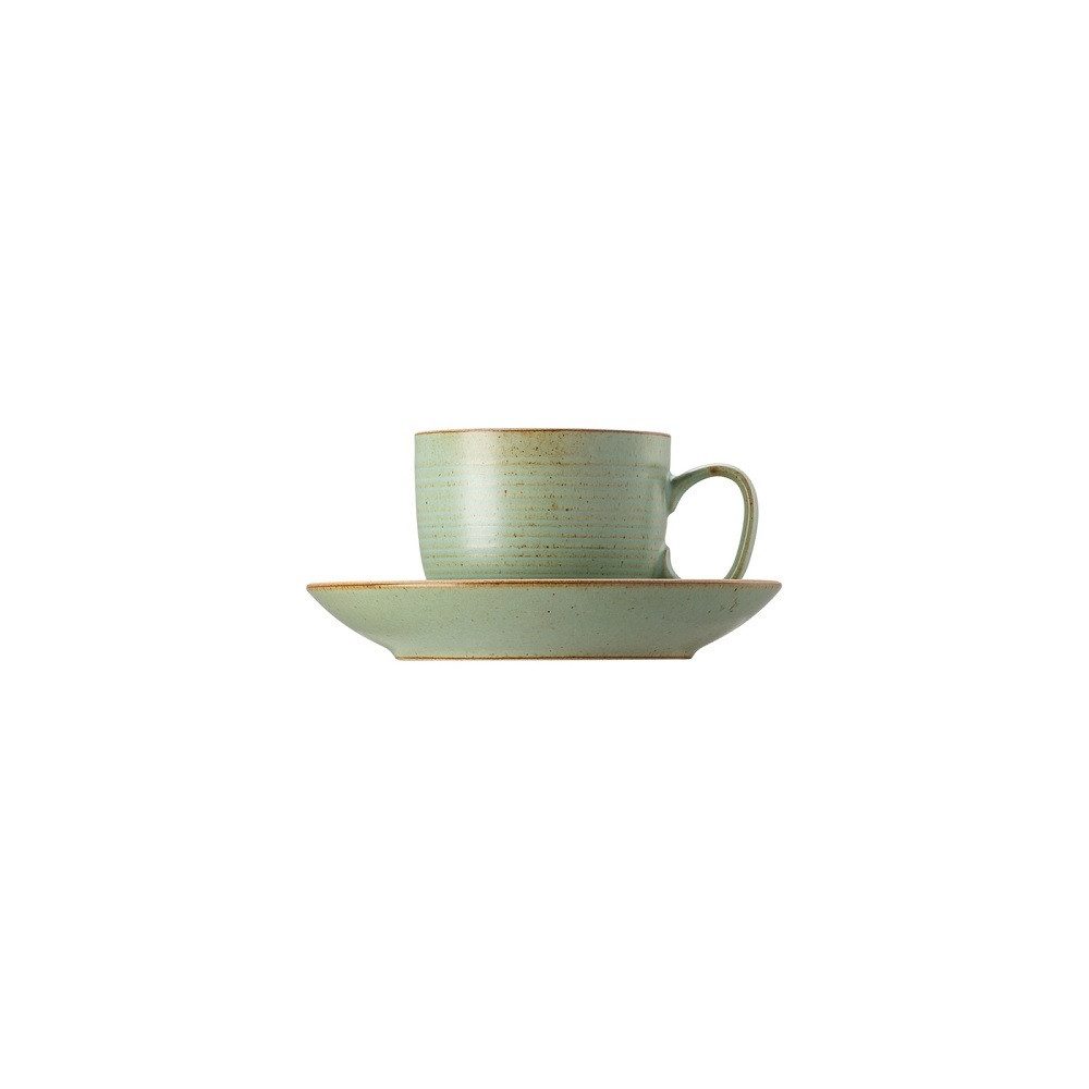 Thomas Porzellan Becher Thomas Nature Leaf Cappuccinoobertassetasse 0,27 l, Steinzeug