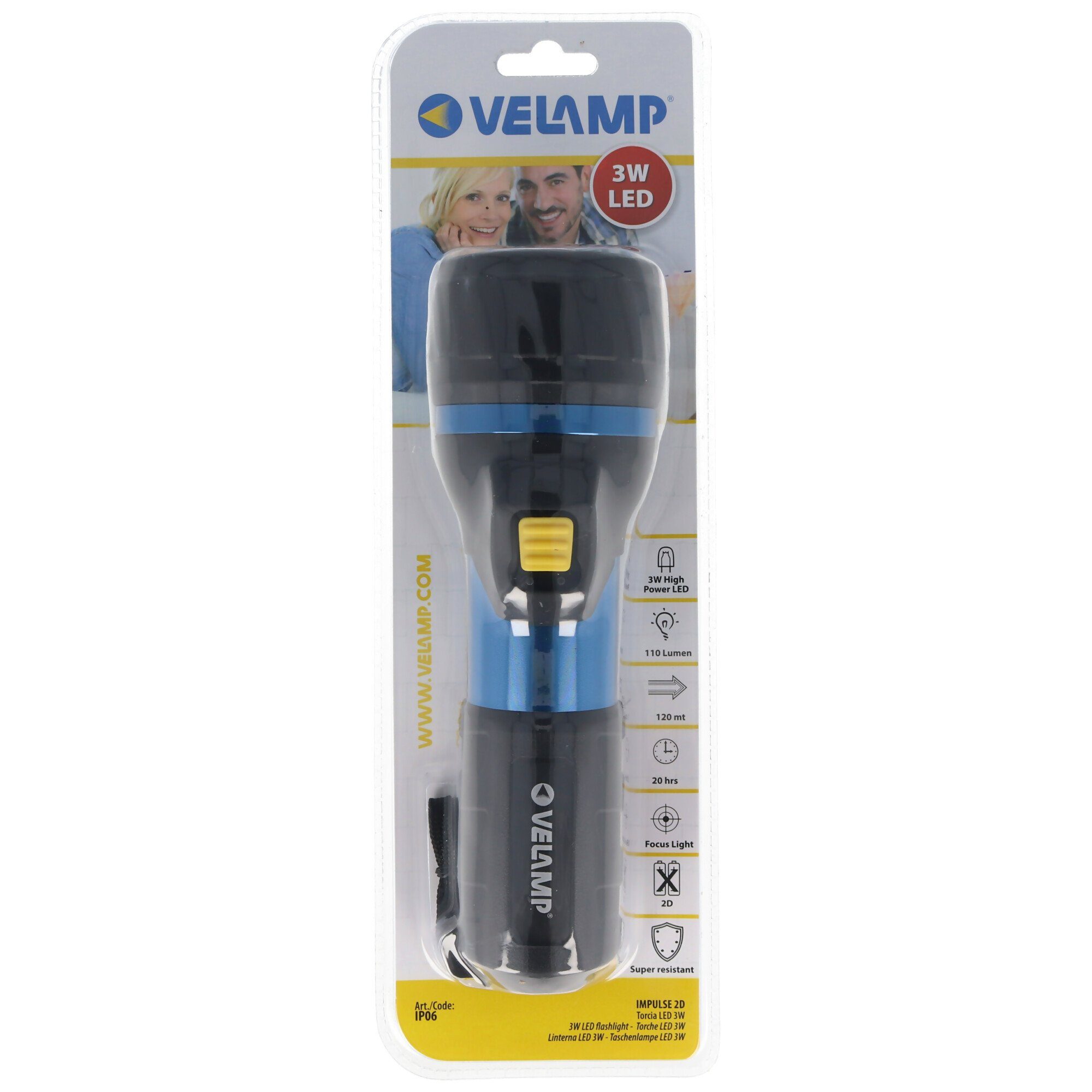 Velamp Lumen, und High LED-Taschenlampe stoßfe Taschenlampe LED Power LED mit 110 3W, wasser-