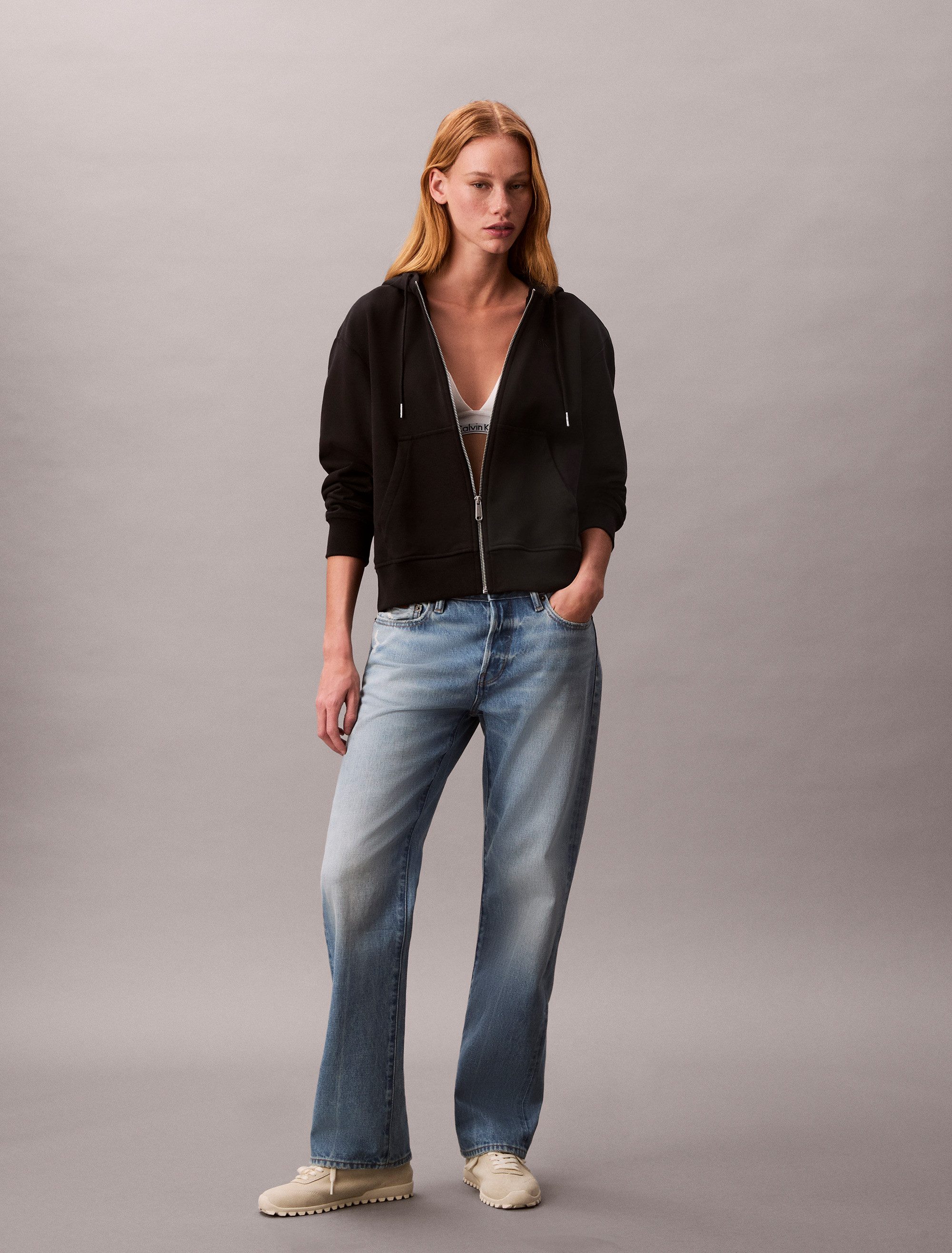 Calvin Klein Jeans Kapuzensweatshirt Mit Rundhalsausschnitt, regular fit – Bild 4 von 5