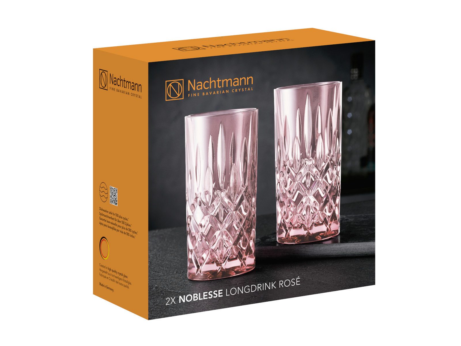 Gläser-Set Noblesse Longdrink Rosé Set 2tlg