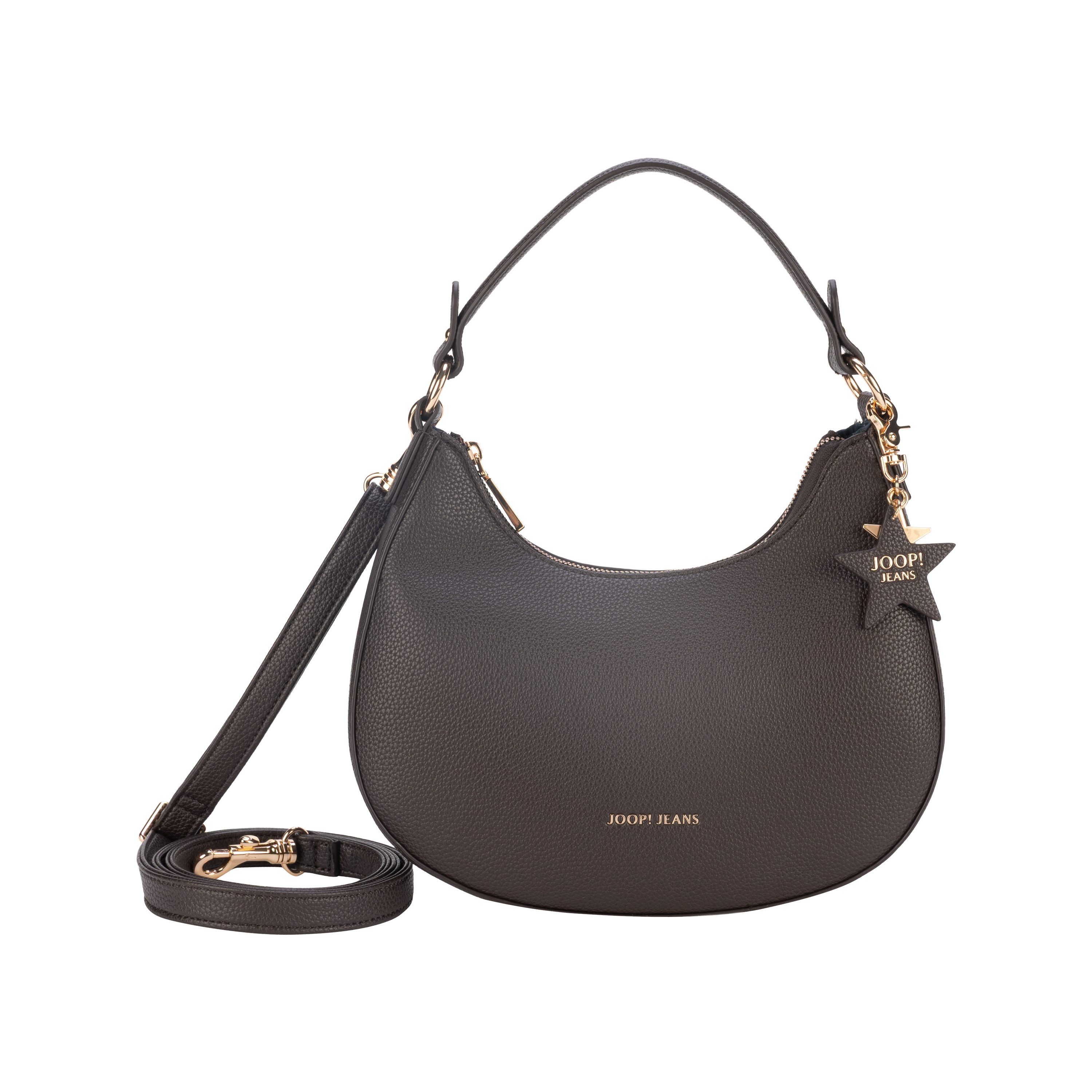 Joop Jeans Hobo salve aja hobo xshz, Damen Henkeltasche, Schultertasche, Umhängetasche mit vielen Details