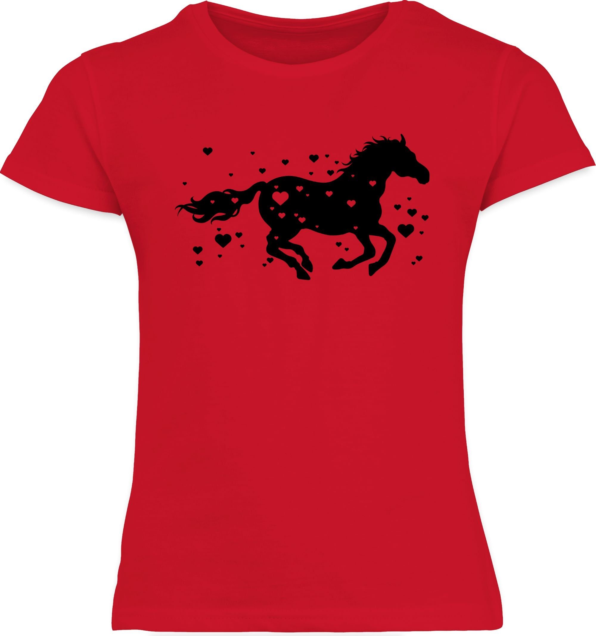 T-Shirt Laufendes Pferd I Pferde Geschenk Reiten I Pferdemädchen