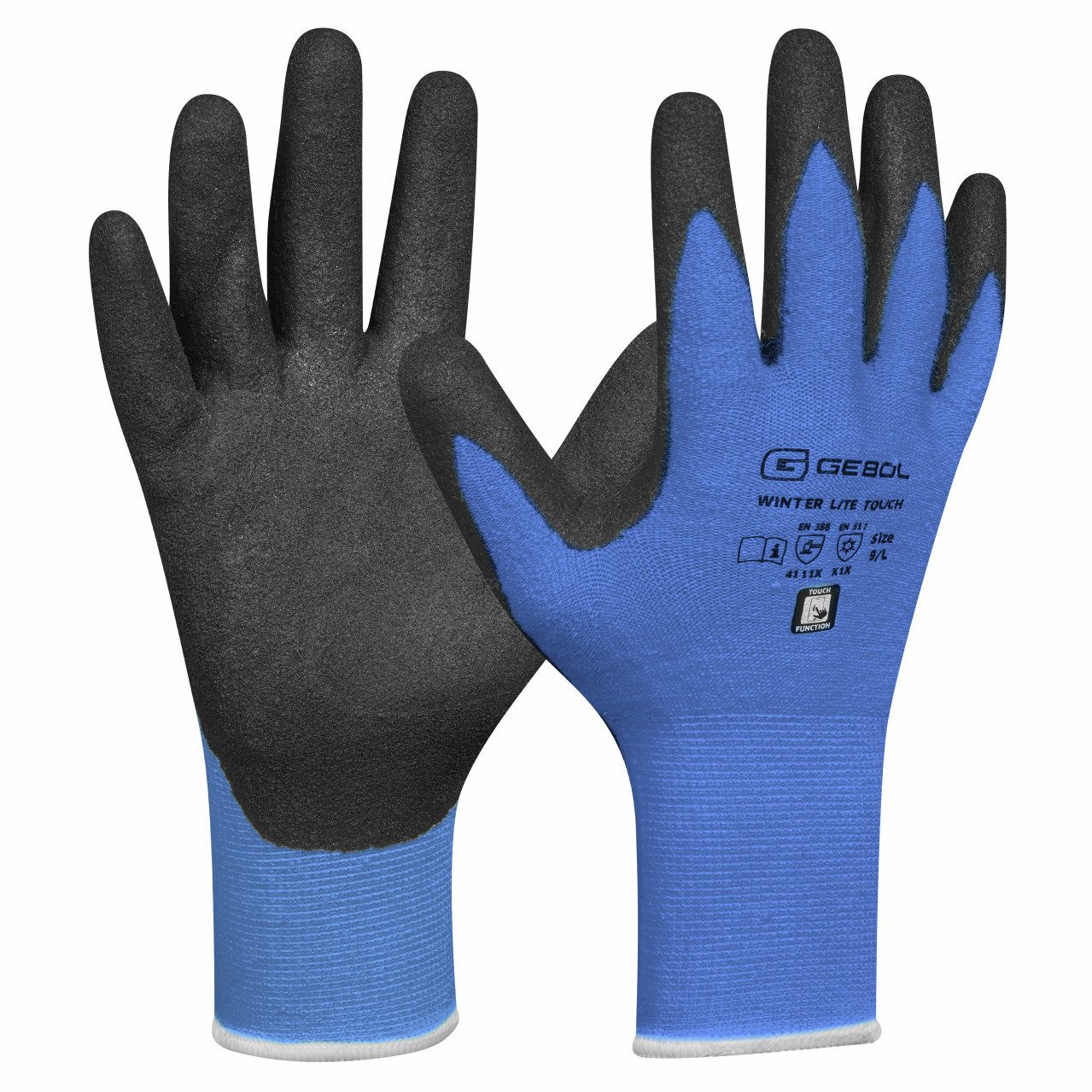 Gebol Arbeitshandschuhe Gebol Handschuh Winter Lite Touch dunkelblau