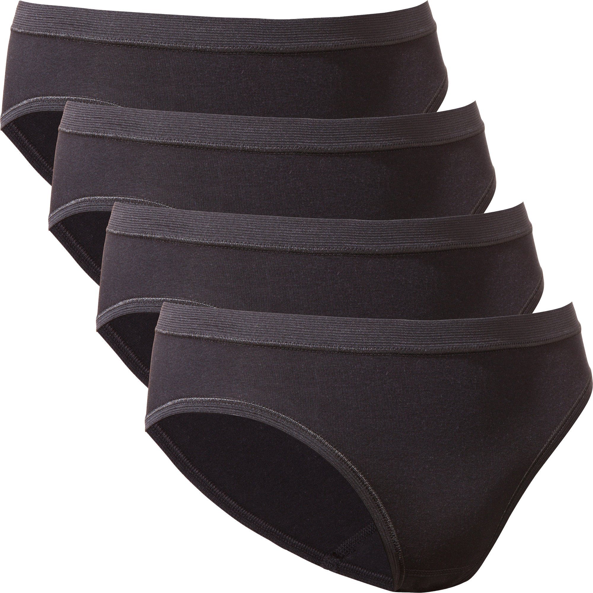 Slip Damen-Hüftslip 4er-Pack