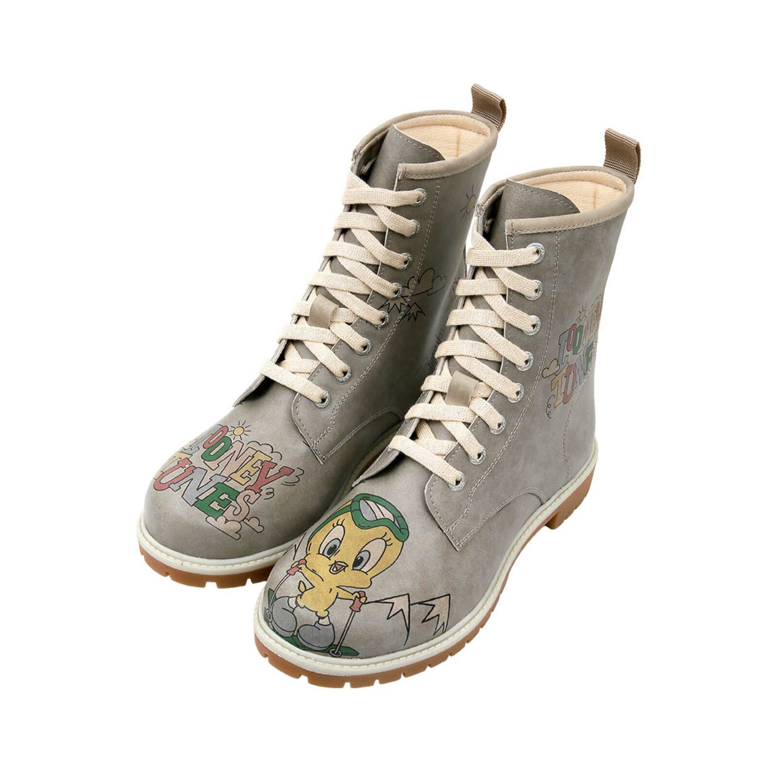 DOGO Long Boots Schnürstiefel Looney Tunes Ski Club Damen Schnürboots Handg günstig online kaufen