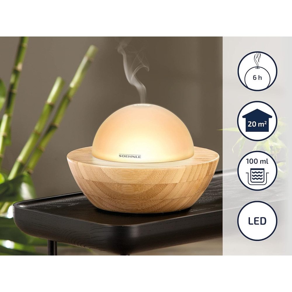 Soehnle Diffuser Design Aroma Diffuser Modena - Luftverbesserer - bambus/glas
