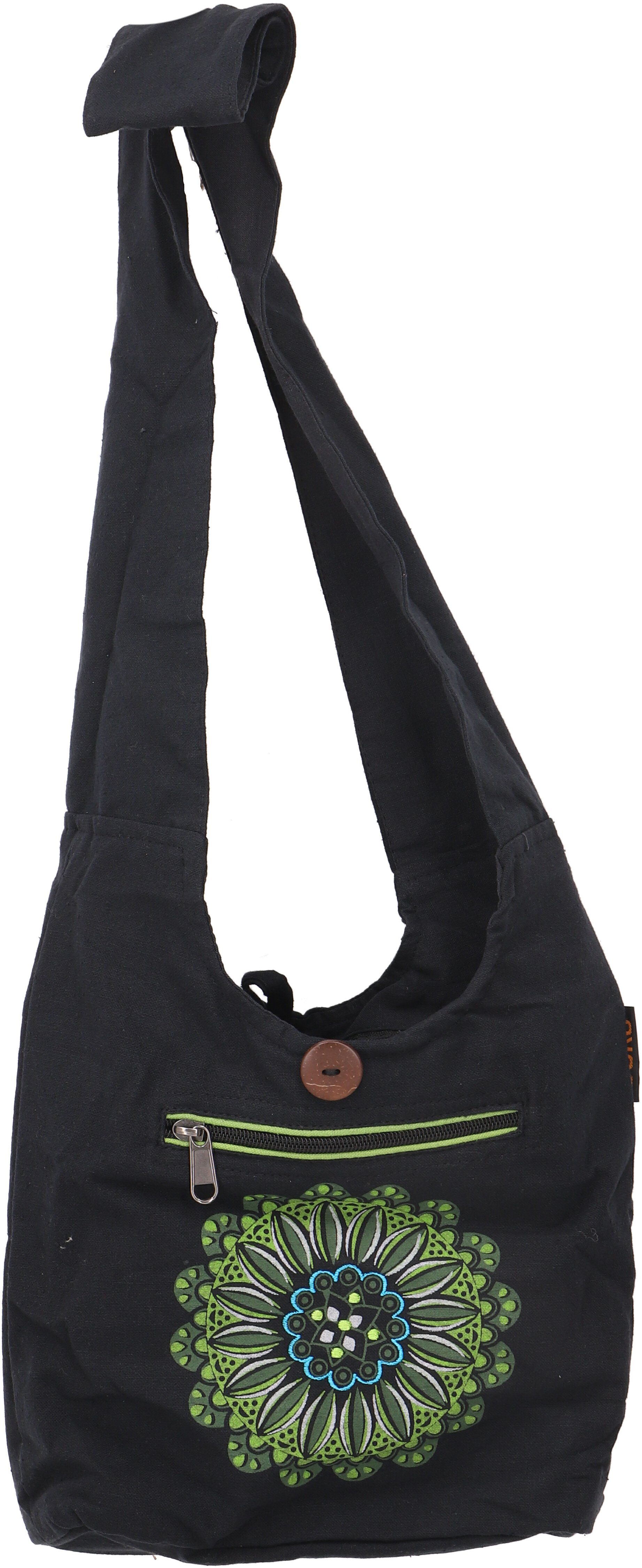 Guru-Shop Schultertasche Kleiner Schulterbeutel mit Mandala, günstig online kaufen