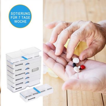 Remedic Pillendose Medikamentendispenser/ Tablettenbox / Pillendose für 7 Tage