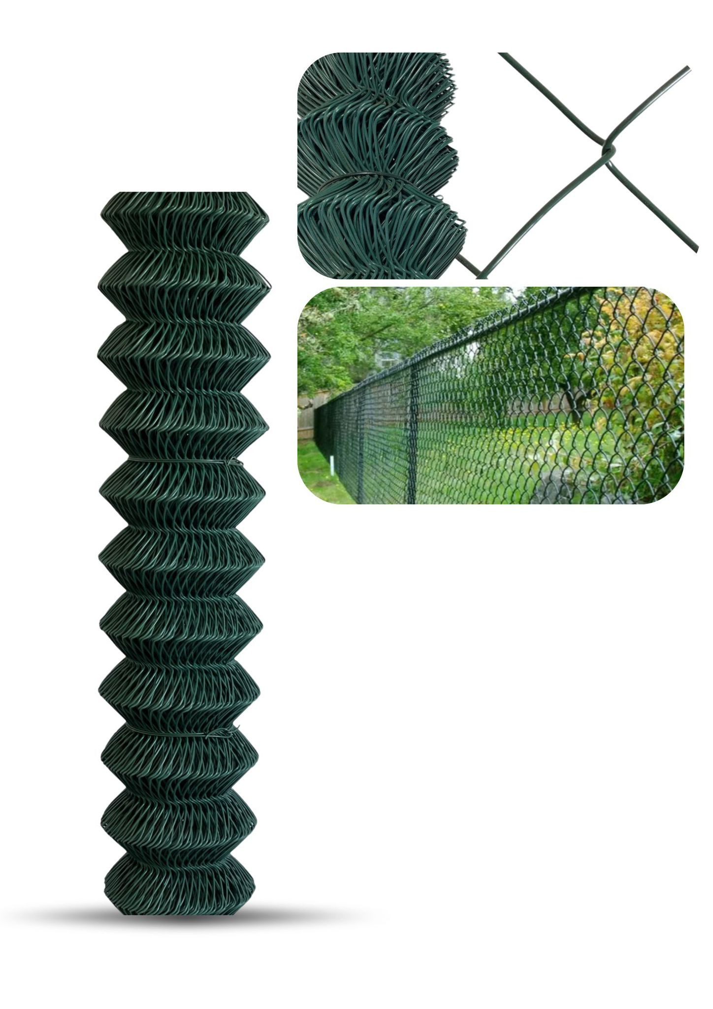 VaGo-Tools Zaun Maschendrahtzaun Zaun Gartenzaun 1mx 25m 60x60mm