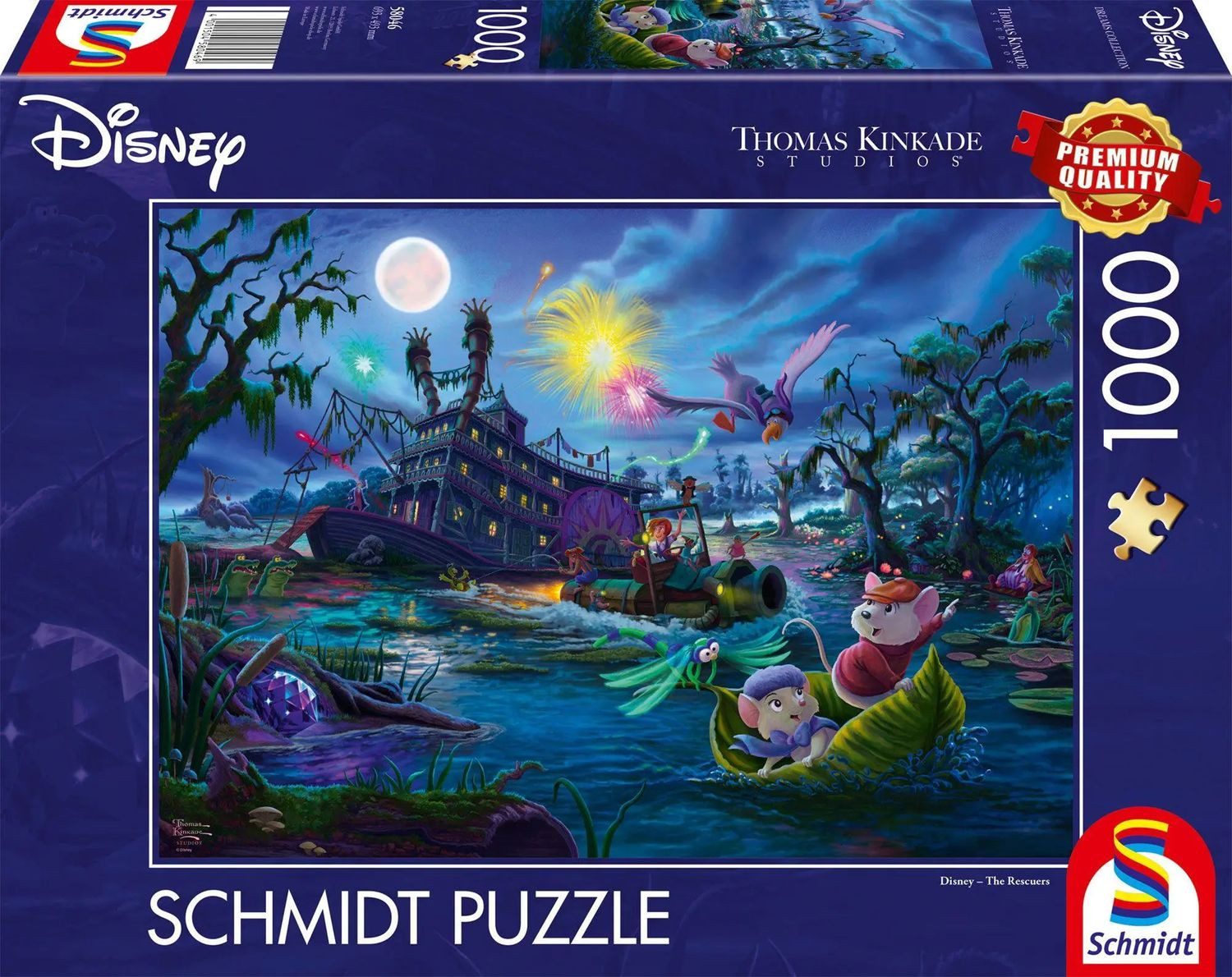 Schmidt Spiele Puzzle Disney, The Rescuers, 1000 Puzzleteile günstig online kaufen