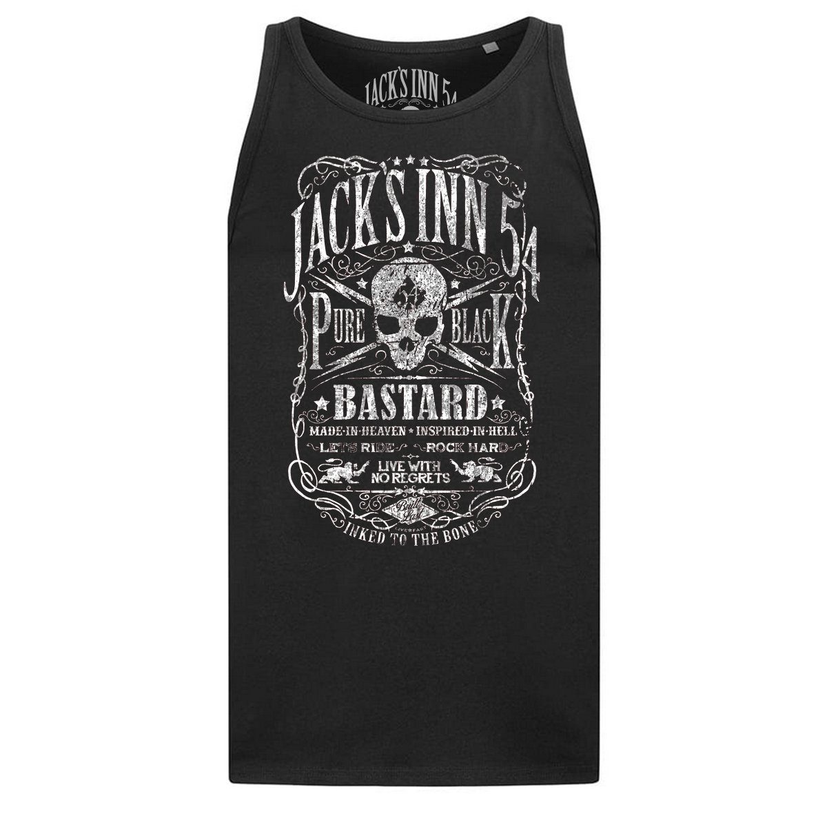 JACK'S INN 54 Tanktop Tanktop Herren schwarz