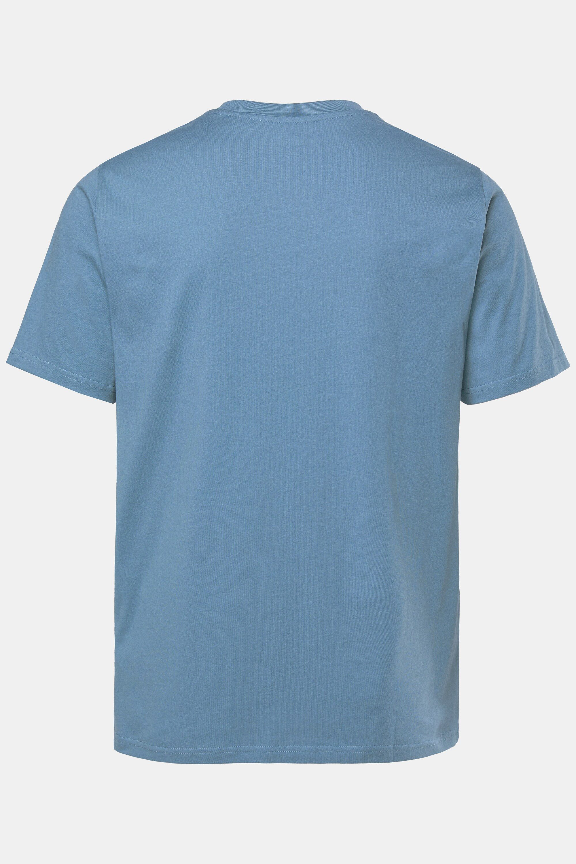 Men Plus T-Shirt T-Shirt Halbarm kleiner Print – Bild 4 von 4