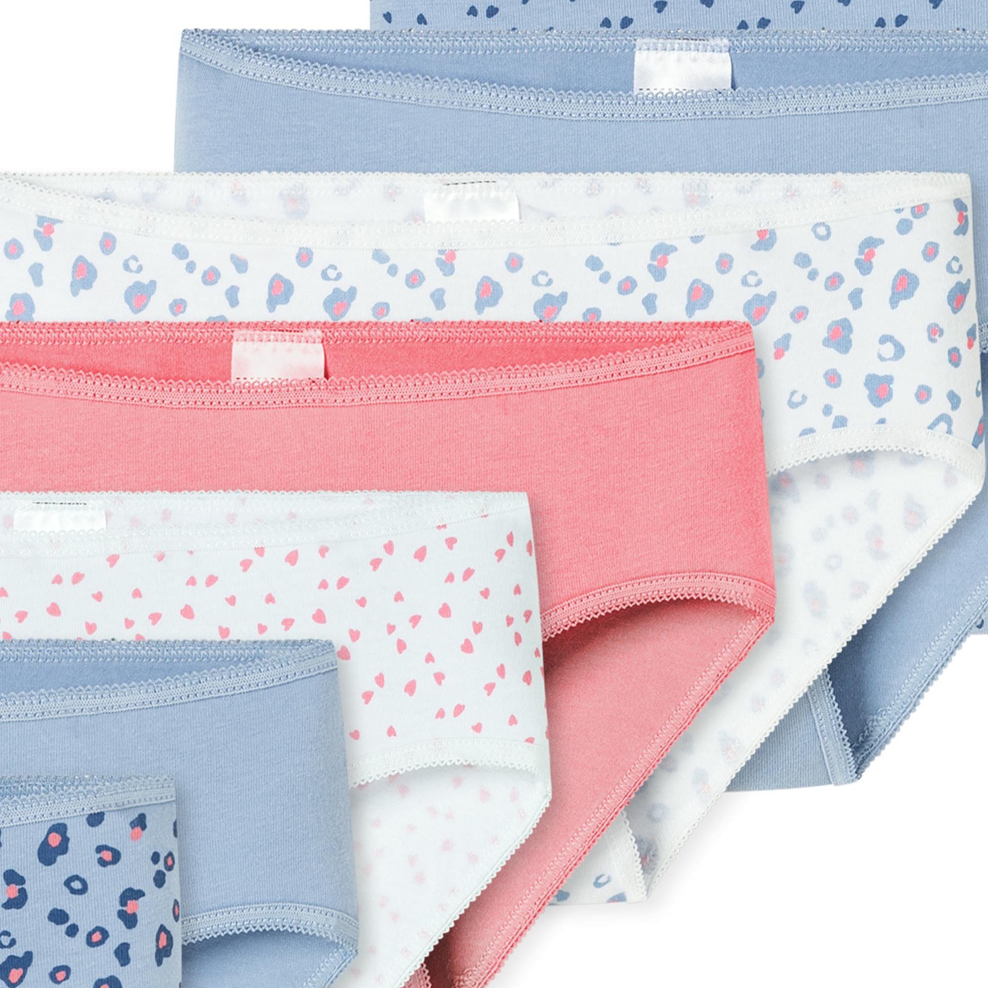 Schiesser Slip Mädchen Slip 7er Pack Baumwollmischung (Packung, 7er Pack)