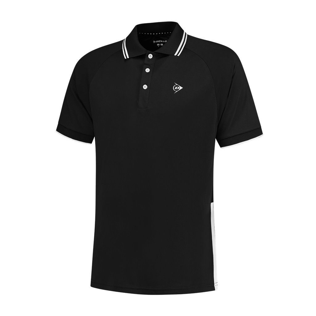 Dunlop Poloshirt Club (Polyester) 2022 schwarz Herren