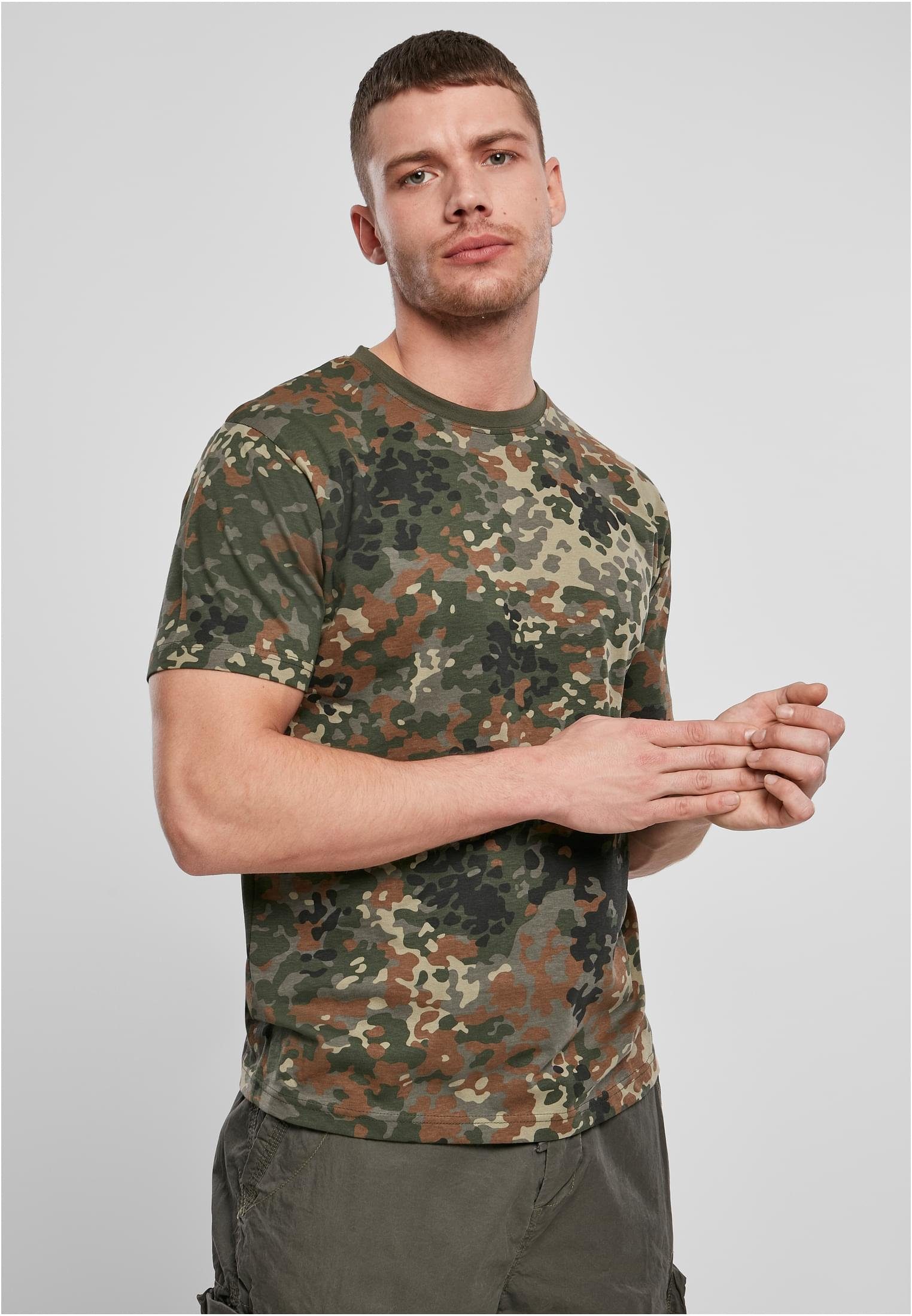 (1-tlg) Premium Kurzarmshirt flecktarn Brandit Shirt Brandit Herren