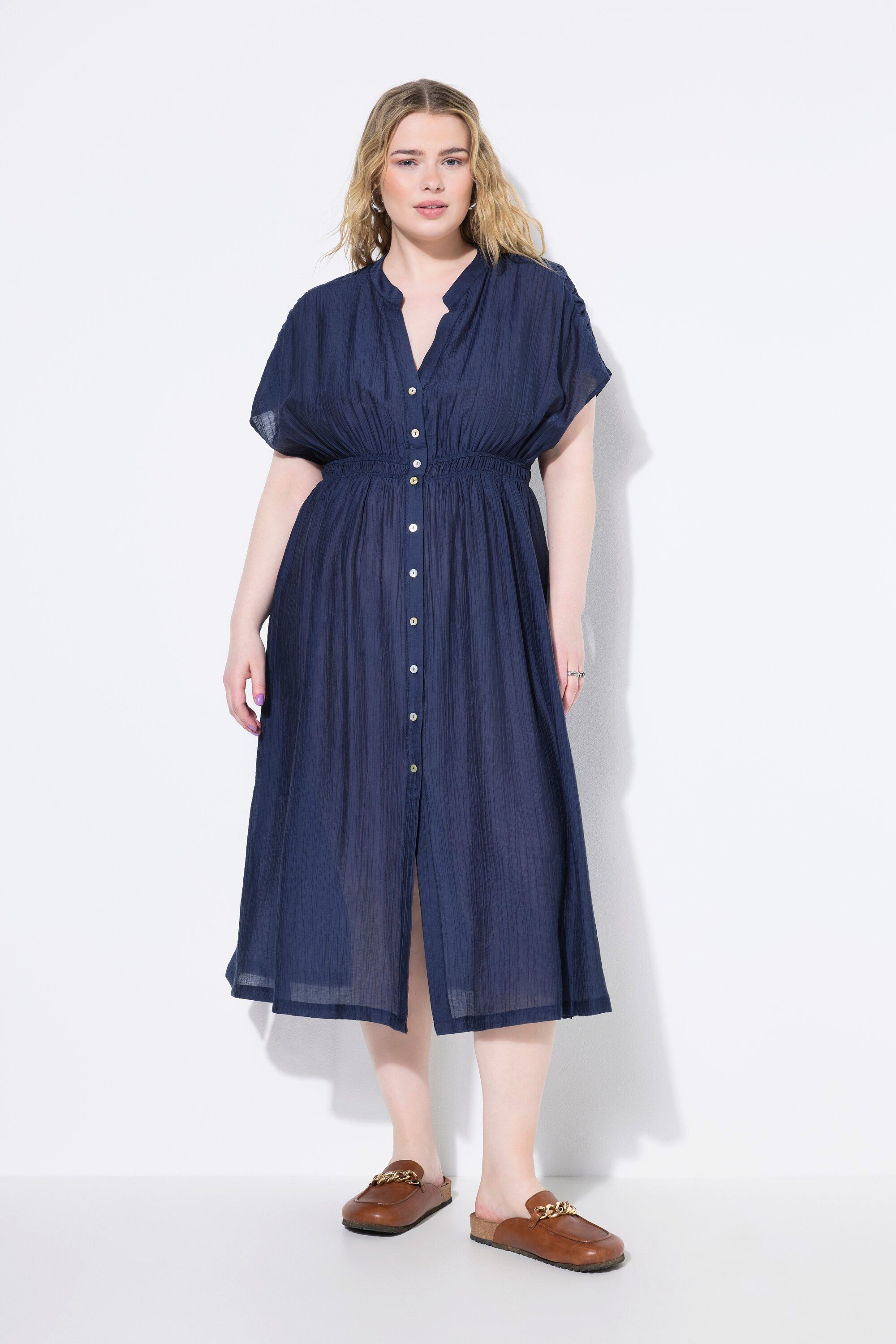Studio Untold Midikleid Maxikleid A-Line Struktur günstig online kaufen