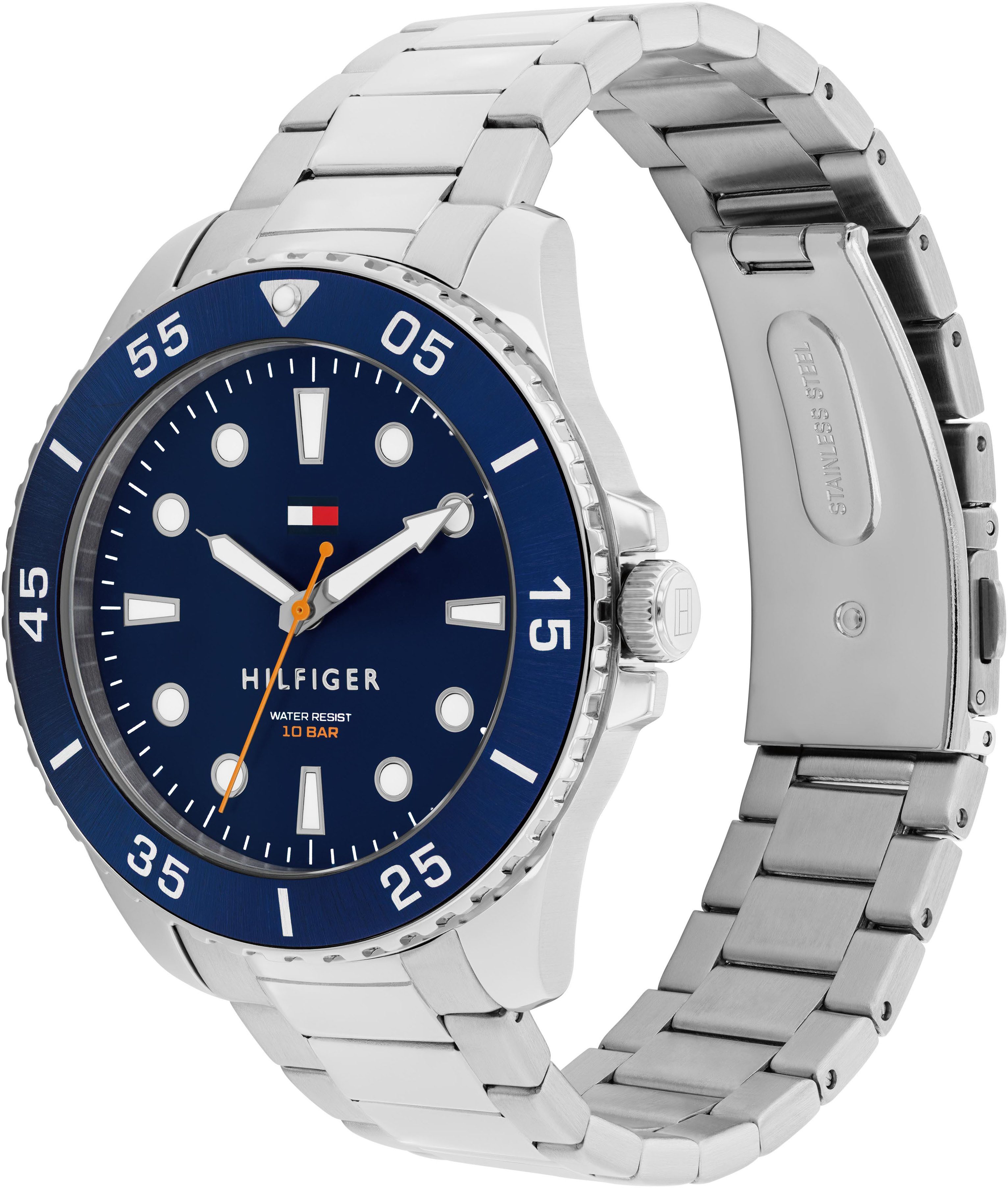 Tommy Hilfiger Quarzuhr OCEANIC 1792202, Armbanduhr, Herrenuhr, Edelstahlar günstig online kaufen