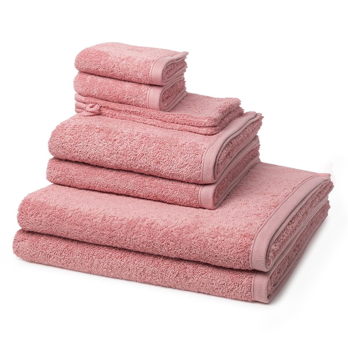 ROSS Handtuch Set Vita, Walkfrottee (Spar-Set, 8-St), 2 X Wasch- 2 X Gäste- günstig online kaufen