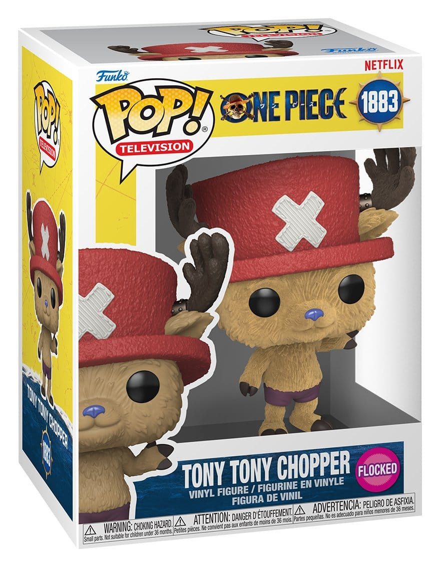 Funko Merchandise-Figur One Piece Tony Tony Chopper POP! Flocked Figur 9 cm