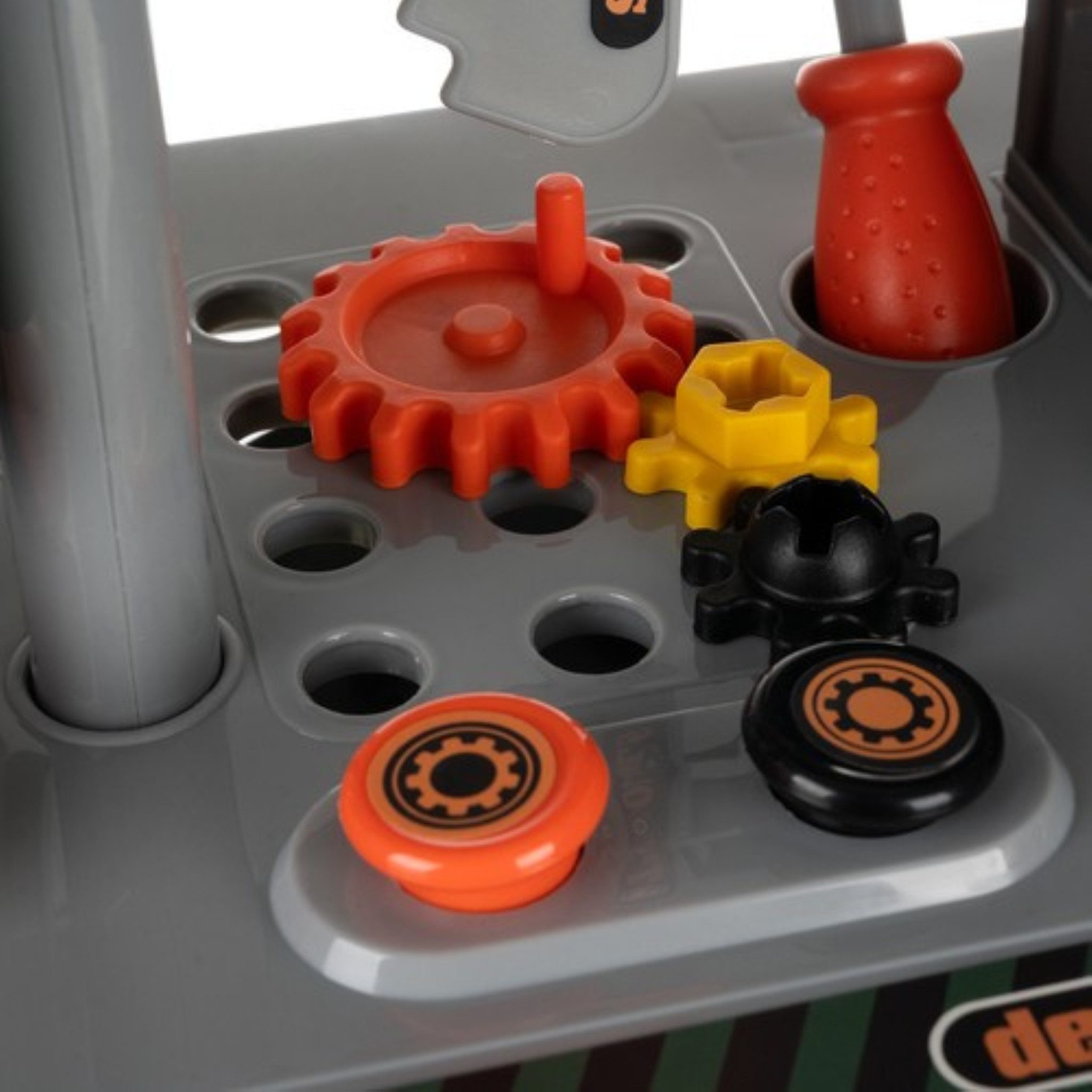 KRUZZEL Spielwerkzeugkoffer Kinder Werkbank mit Werkzeugkoffer – Spielzeug für kleine Handwerker, (Mobiler Werkzeugkoffer mit Spiel-Werkbank und Zubehör), Kinder-Werkbank mit umfangreichem Werkzeugset für kleine Handwerker
