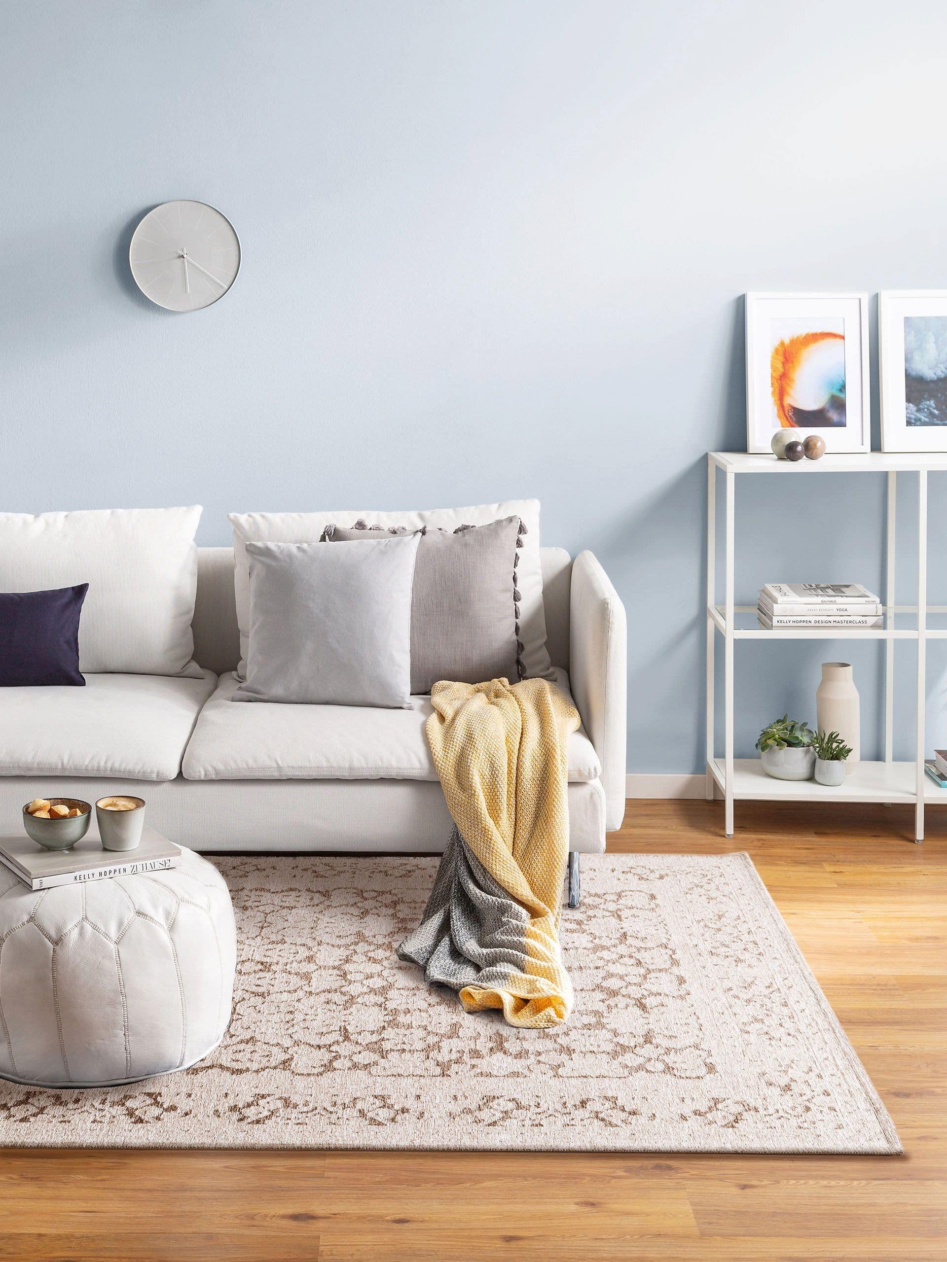 benuta Teppich Tosca, rechteckig, Höhe: 5 mm, Kunstfaser, Berber, Ethno-Style, Wohnzimmer