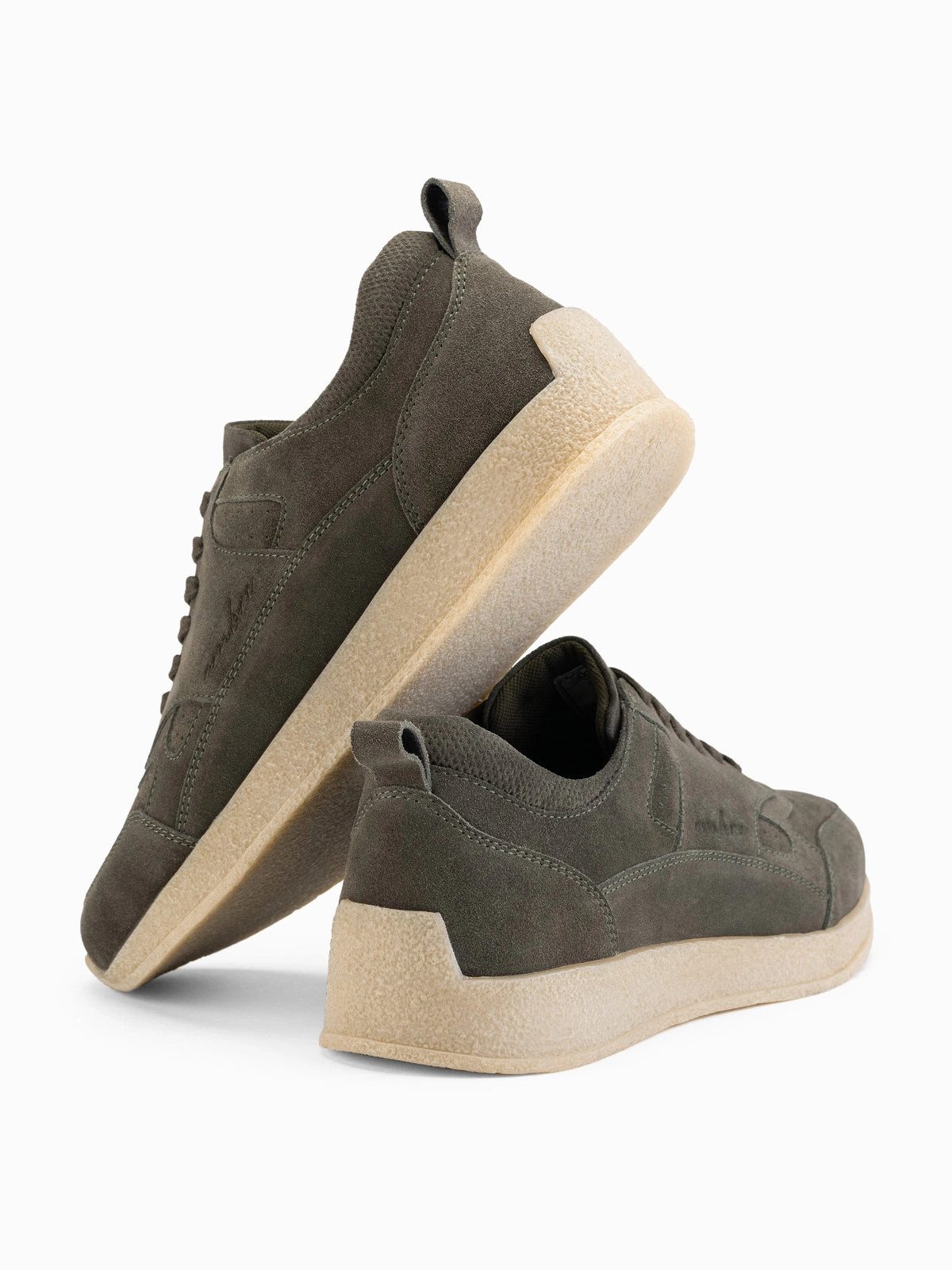 OMBRE Leichte, sportliche Herren-Sneaker aus Wildleder Sneaker atmungsaktives Mesh-Innenfutter