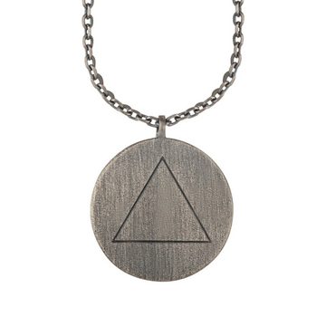 CAÏ Kette mit Anhänger Element Feuer 925/- Sterling Silber oxidiert