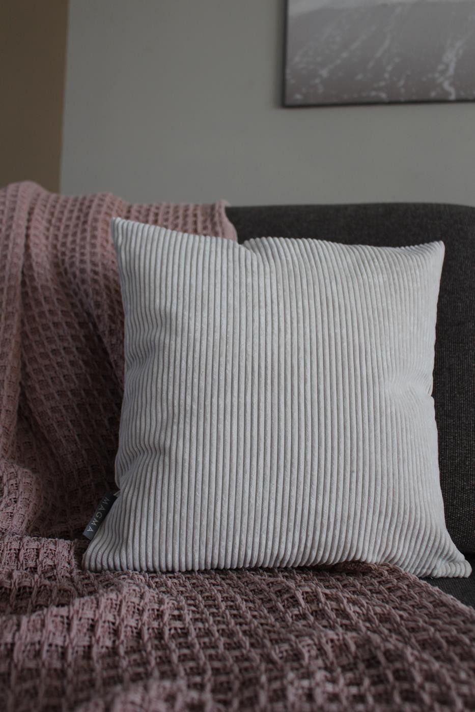 Magma Heimtex Kissenhülle Cord Kord Kissenbezug Inga 40x40cm in trendigen Farben, (1 Stück)