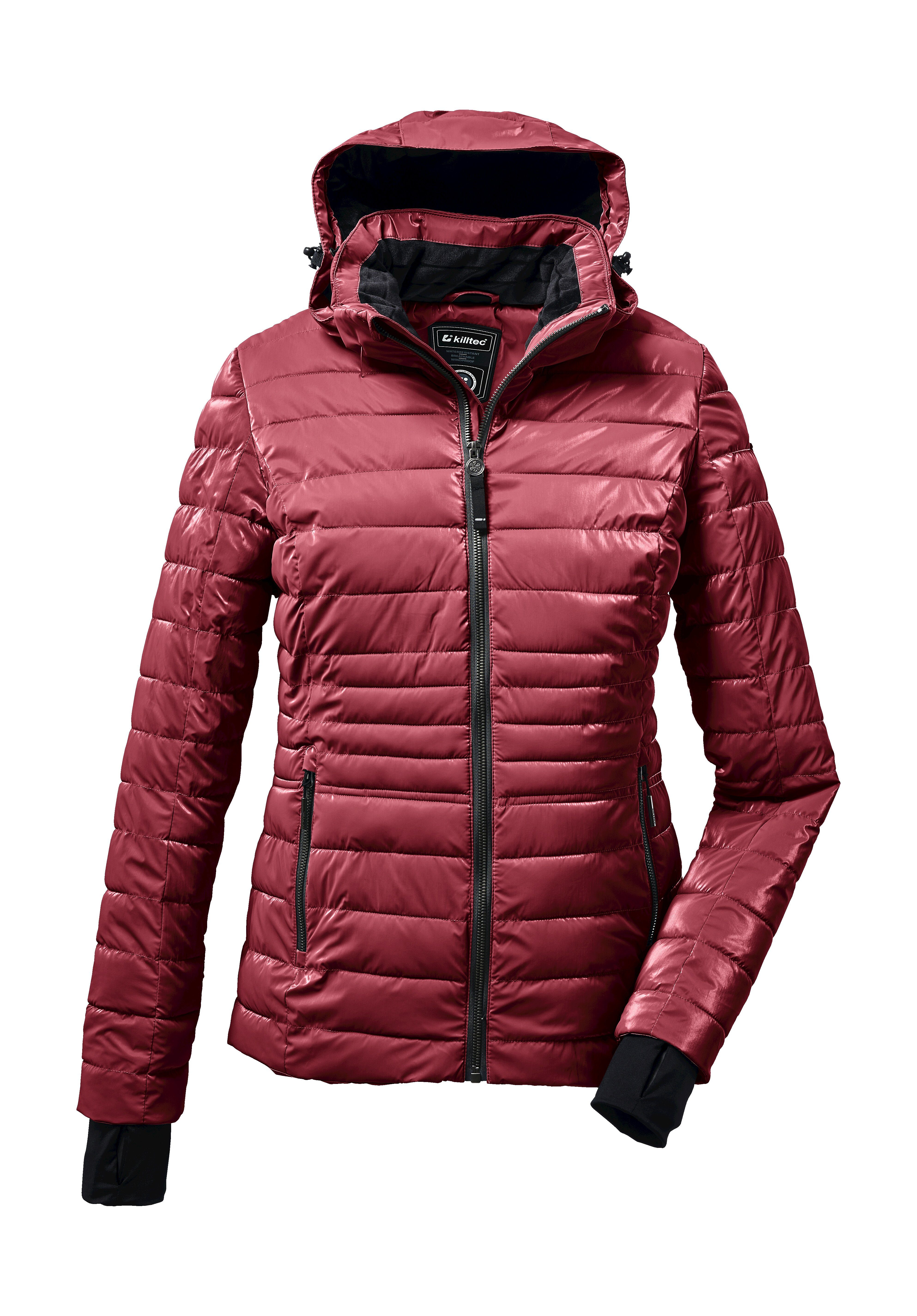 Killtec Skijacke KSW 283 WMN SKI QLTD JCKT Hochglanz-Steppjacke, wasserabweisend, Schneefang, Daumenlöcher
