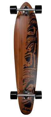 JUCKER HAWAII Longboard MAKAHA, Cruiser Longboard 107 cm, Mit einzigartigem Bambus Deck