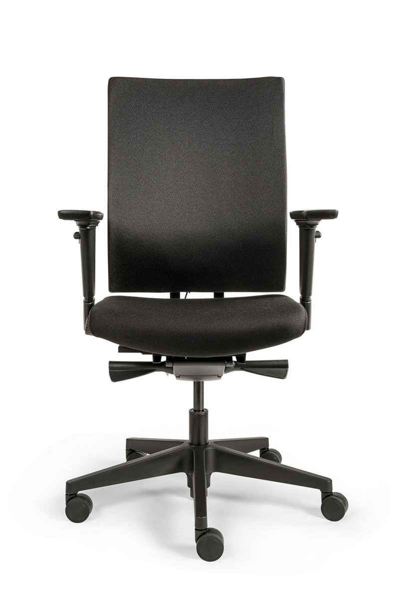 Steelboxx Drehstuhl Büro-Drehstuhl, Bürostuhl, Drehstuhl, 1045 - 1175 (1), Sitz- und Rückenflächen sind ergonomisch geformt - Sitzhöhe stufenlos verstellbar durch Sicherheits-Gasfeder