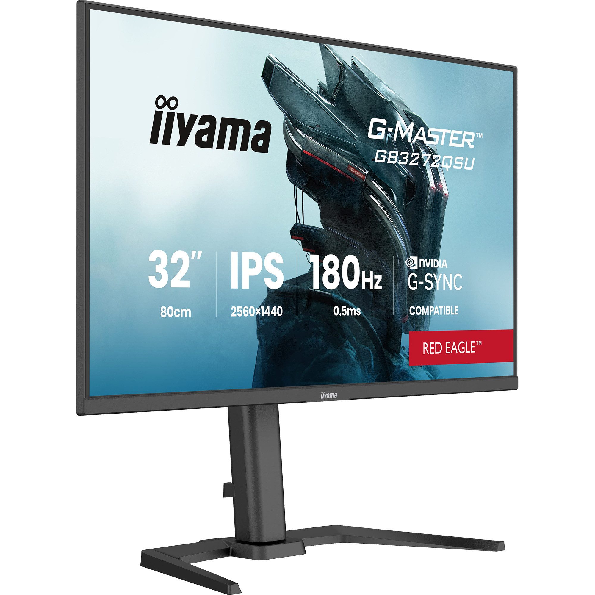 Iiyama iiyama G-Master GB3272QSU-B1 Red Eagle, TFT-Monitor (2560 x 1440 px)