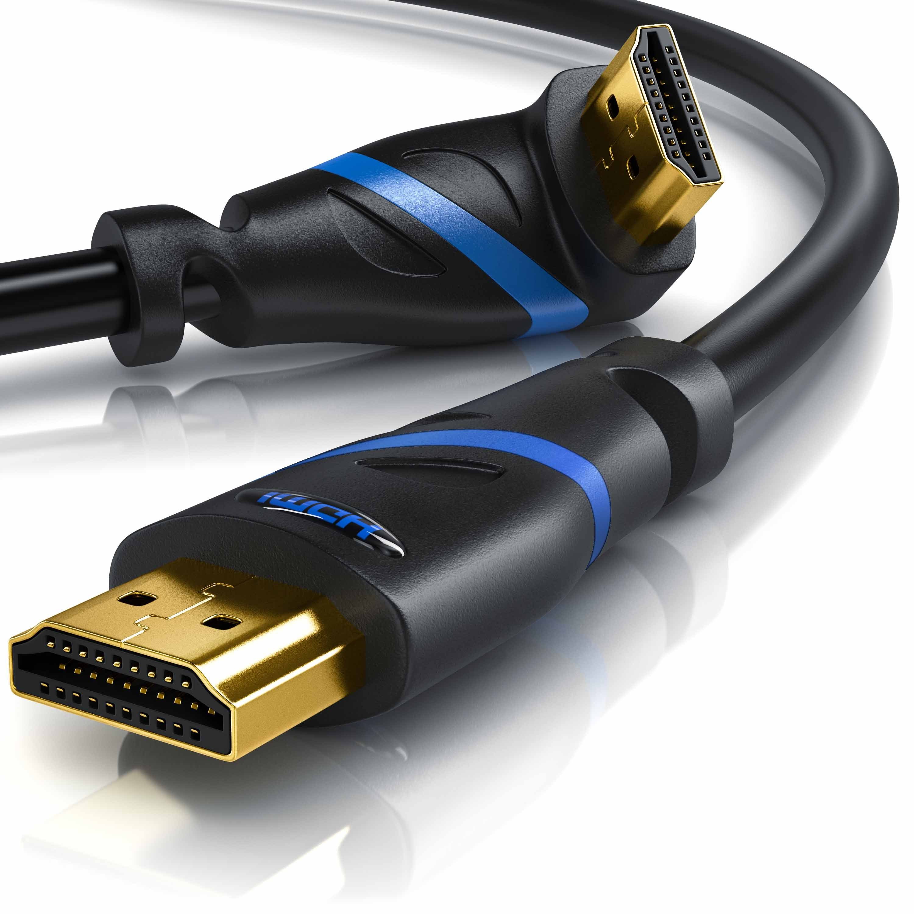 Primewire 8K Premium Ultra HD High Speed, 7680x4320 @ 120 Hz mit DSC - 1m HDMI-Kabel, 2.1, HDMI Typ A (100 cm), Ultra High Speed, eARC, HDCP, ideal für Gaming, Streaming und Heimkino