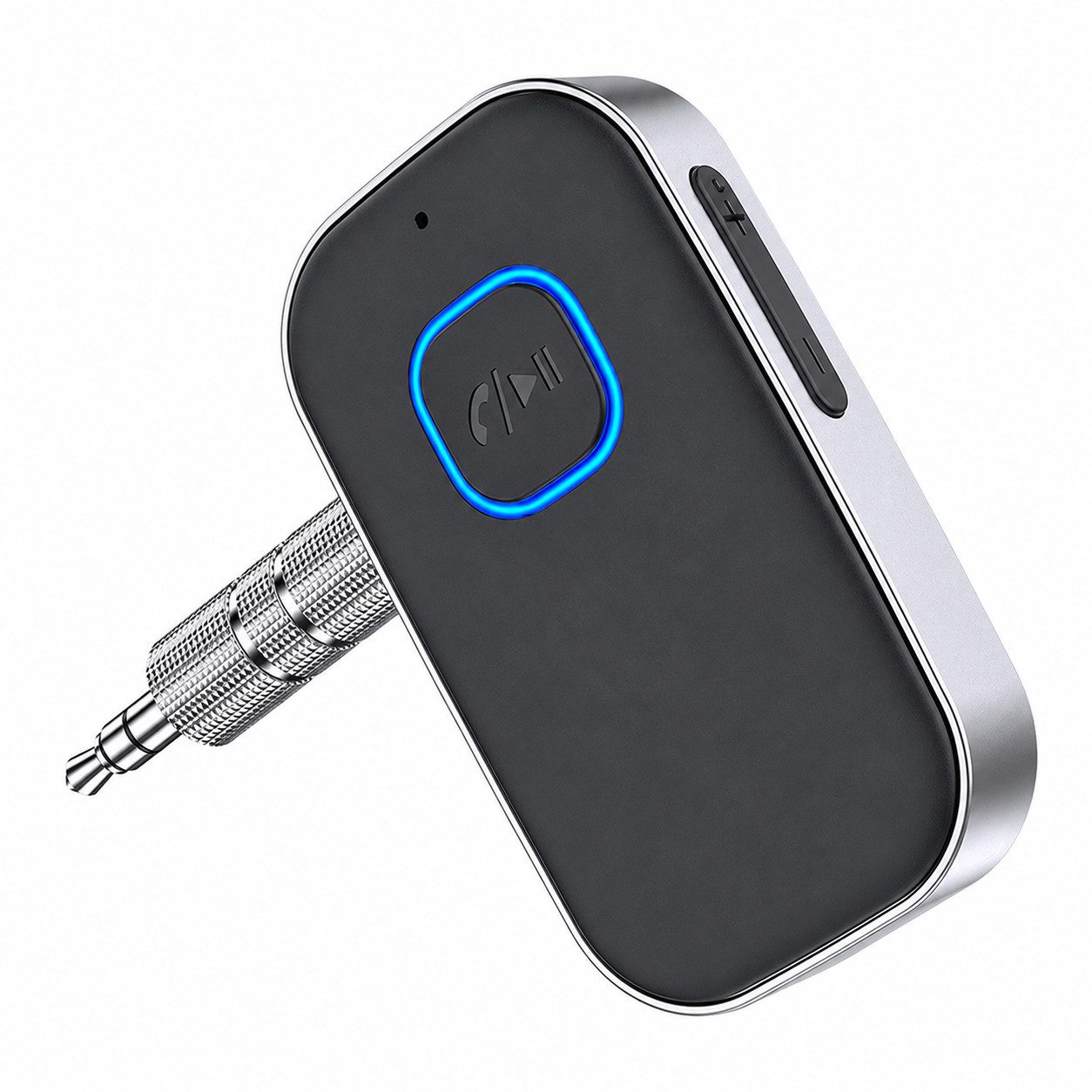 XEOOCE Bluetooth Empfänger 5.0 - AUX Adapter kabellos - Musik & Freisprechen Bluetooth-Adapter