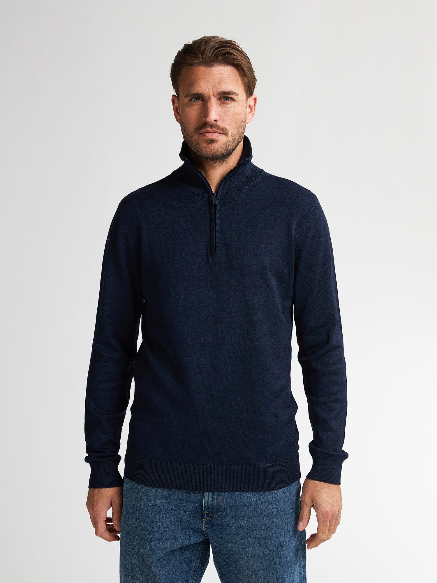 Petrol Industries Strickpullover Strick-Half-Zip-Pullover Lexington günstig online kaufen