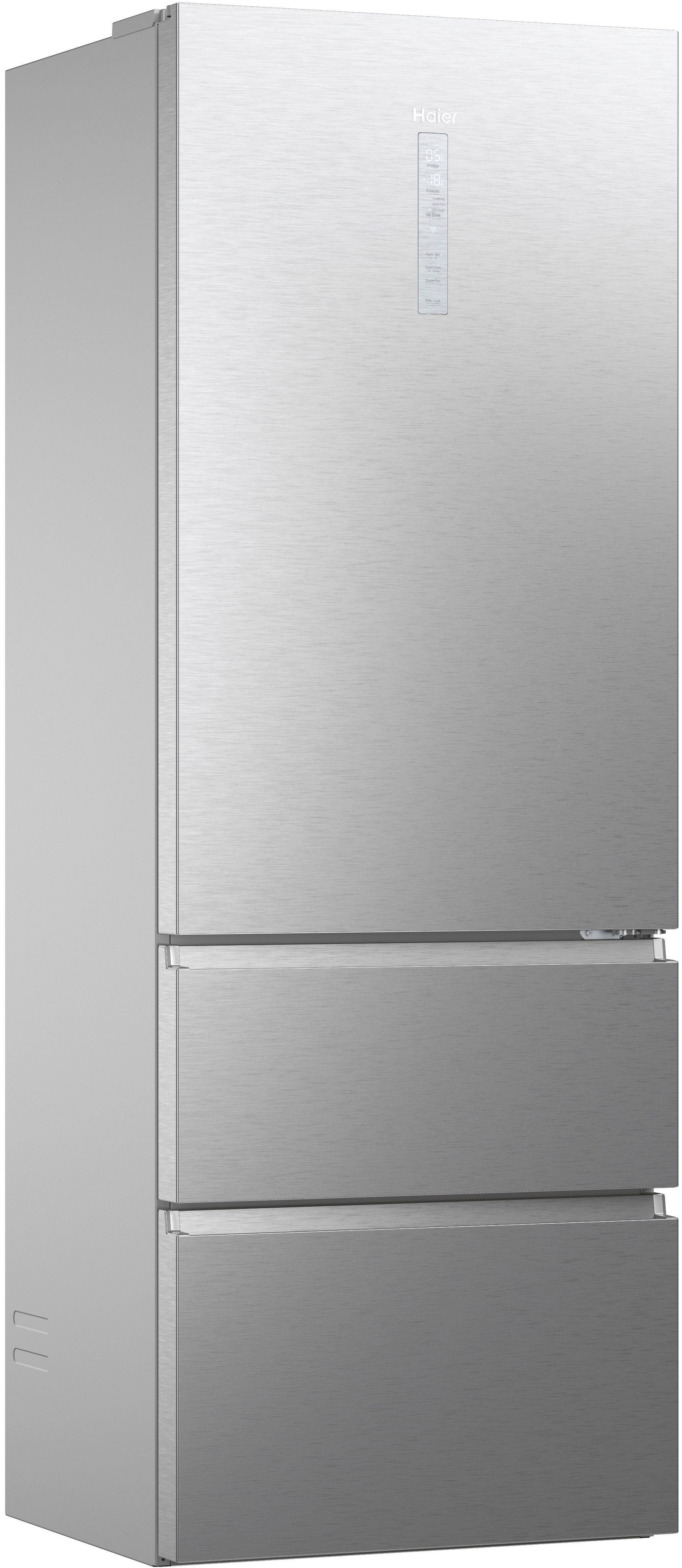 Haier Kühl-/Gefrierkombination Combi 3D 70 HTW7720BNMM, 200,6 cm hoch, 70 cm breit