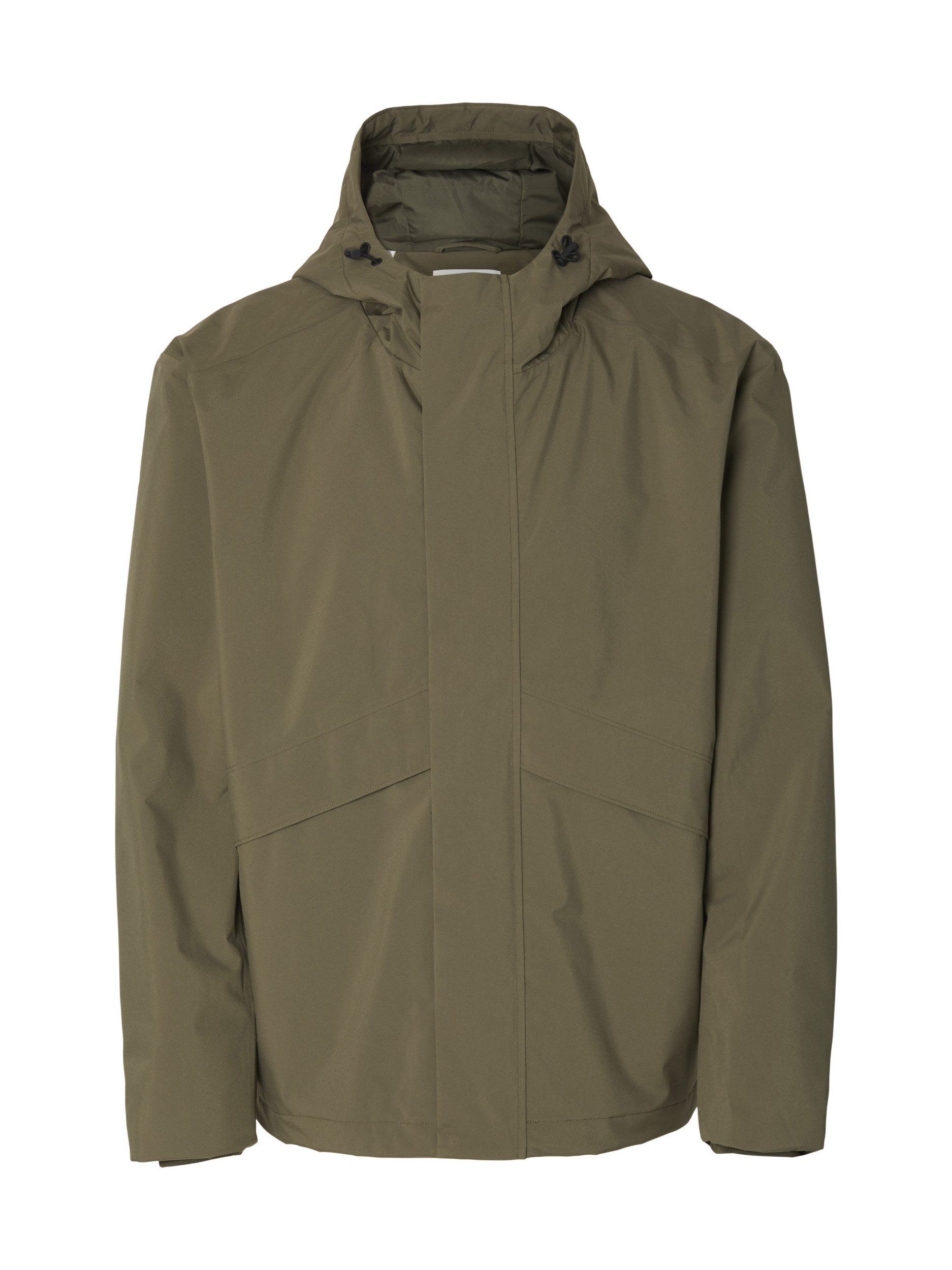 SELECTED HOMME Outdoorjacke - Funktionale Outdoorjacke mit Kapuze und Wetterschutz - Herrenjacke