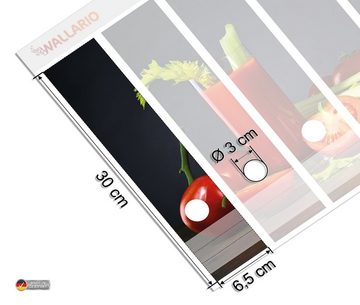 Wallario Etiketten Frischer Tomatensaft mit Sellerie, Ordnerrücken-Sticker in verschiedenen Ausführungen