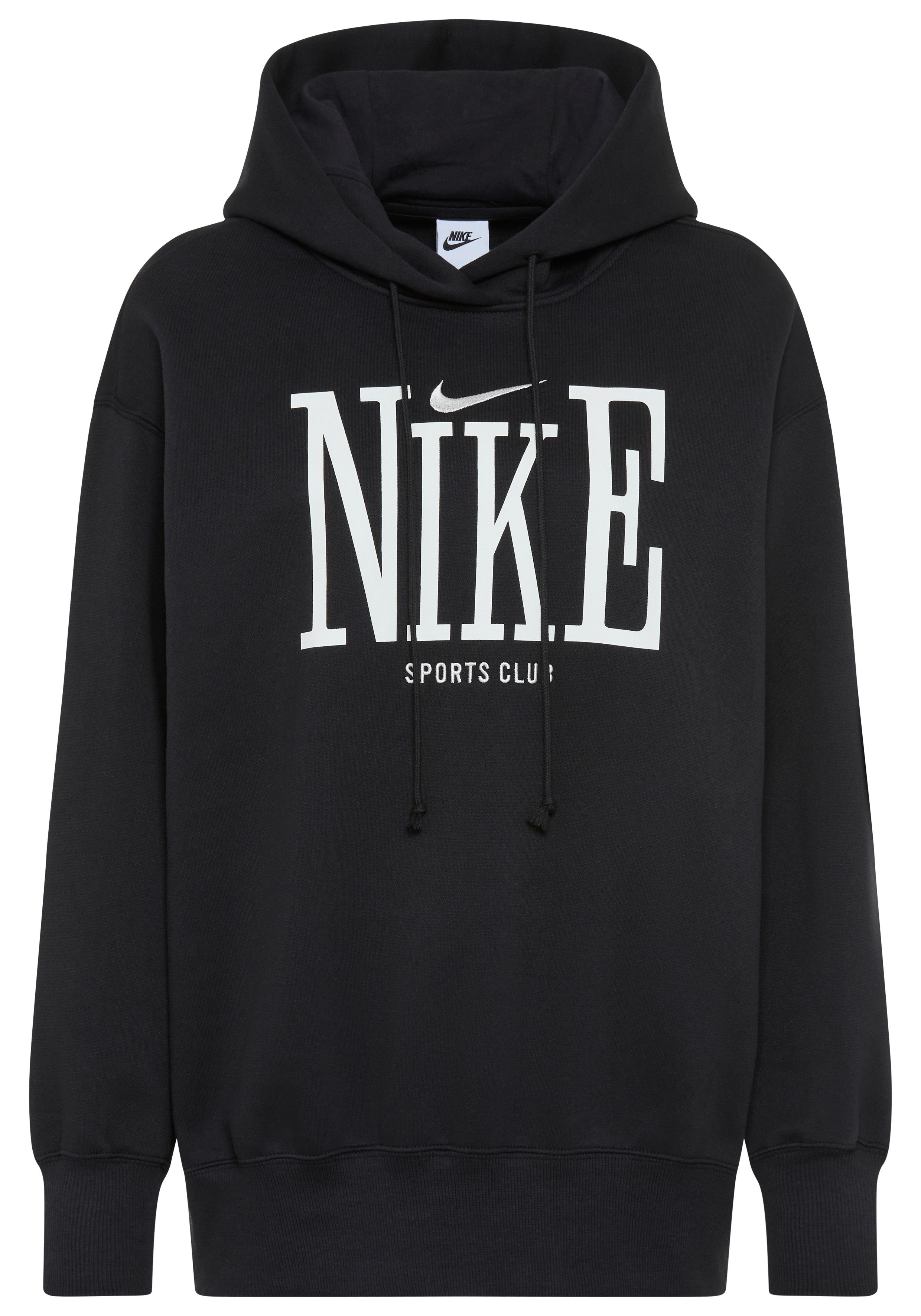 Nike Sportswear Kapuzensweatshirt W NSW PHNX FLC OS GFX HDY mit Kordelverschluss, aus French Terry, atmungsaktiv
