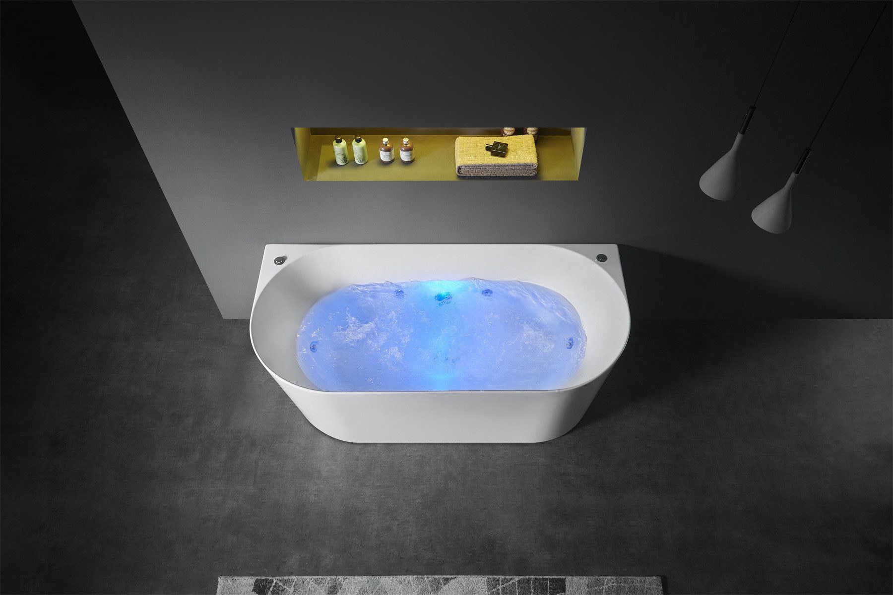 Thumbnail - JVmoebel Whirlpool-Badewanne Home Spa Relax Wanne Blasen Komfort Whirlwanne Badewanne Whirlpool, (1-tlg), Made in Europa