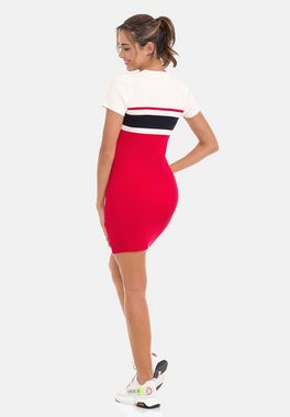 Cipo & Baxx Jerseykleid Mit sportlicher Musterung